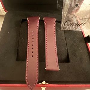 Cartier santos leather strap,never used